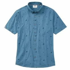 Linksoul Songbird Print Anza Shirt -Golf Clubs Shop linksoul songbird print anza shirt river 01 67305.1676588913