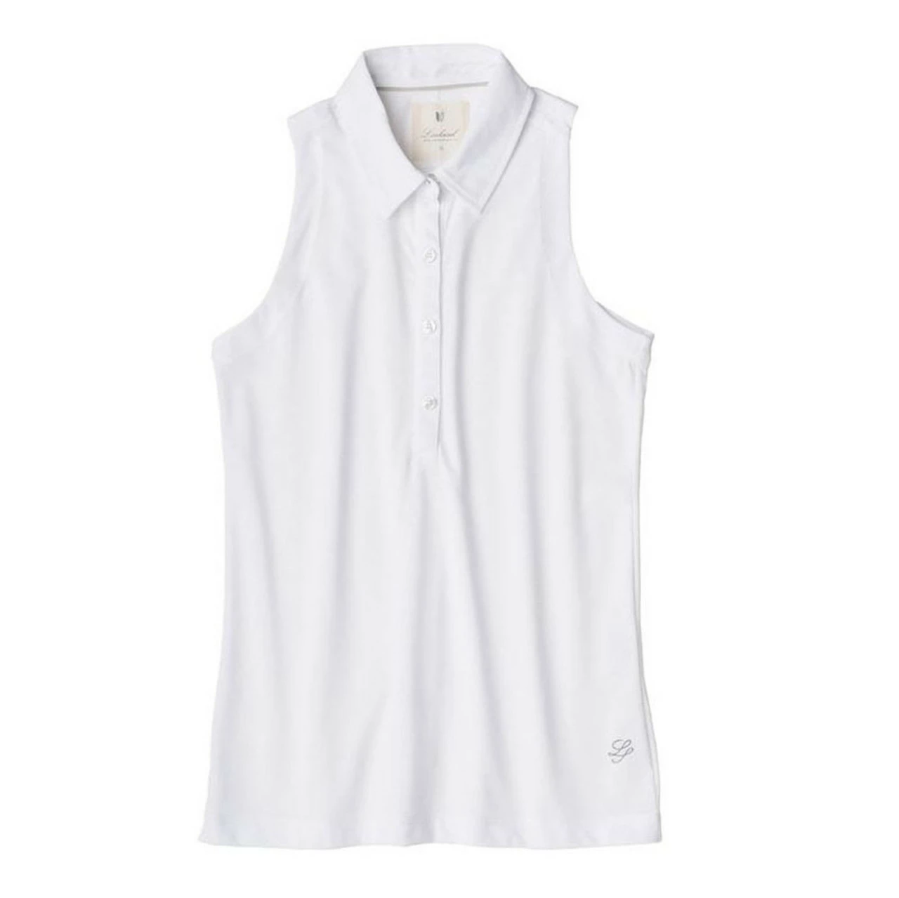 Linksoul Women's Cotton Sleeveless Polo 3 Linksoul Women's Cotton Sleeveless Polo - Image 3