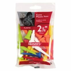 Masters 54mm Cone Golf Tees - Mixed Bag Of 25