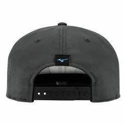 Mizuno Crossed Clubs Snapback Hat -Golf Clubs Shop mizuno crossed clubs snapback hat charcoal 02 10192.1673904507