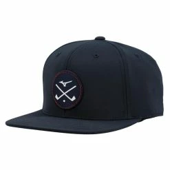 Mizuno Crossed Clubs Snapback Hat -Golf Clubs Shop mizuno crossed clubs snapback hat navy 01 94980.1673907092
