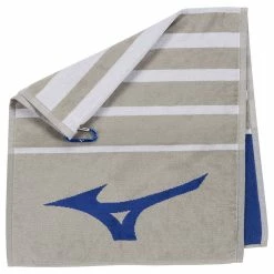 Mizuno RB Tour Golf Towel -Golf Clubs Shop mizuno rb tour towel folded grey blue twt21rb 1