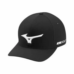 Mizuno Tour Delta Fitted Hat -Golf Clubs Shop mizuno tour delta fitted hat black 01 68711.1664811779