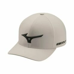 Mizuno Tour Delta Fitted Hat -Golf Clubs Shop mizuno tour delta fitted hat grey 01 34592.1636983918