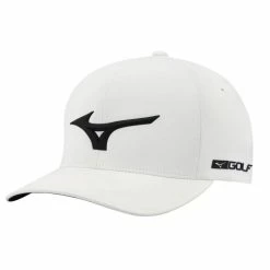 Mizuno Tour Delta Fitted Hat -Golf Clubs Shop mizuno tour delta fitted hat white20black 01 62376.1664811779