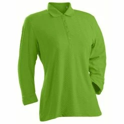 Nancy Lopez Grace 3/4 Sleeve Polo -Golf Clubs Shop nancy lopez grace 3 4 sleeve polo palm 01 16503.1633541344