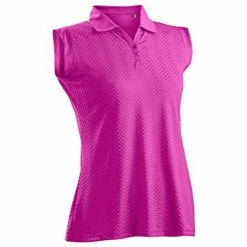 Nancy Lopez Grace Sleeveless Polo -Golf Clubs Shop nancy lopez grace sleeveless polo hot pink 01 24331.1633541706