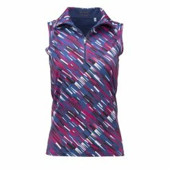 Nancy Lopez Rhythm Sleeveless Polo 6 Nancy Lopez Rhythm Sleeveless Polo -Golf Clubs Shop nancy lopez rhythm sleeveless polo navy 01 50635.1648052353