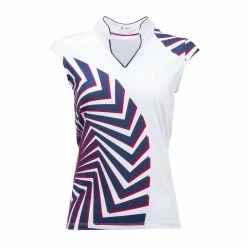 Nancy Lopez Star Sleeveless Polo -Golf Clubs Shop nancy lopez star sleeveless polo navy 01 37676.1648052862