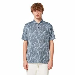Oakley Marble Jaquard Polo 12 Oakley Marble Jaquard Polo -Golf Clubs Shop oakley marble jacquard polo stonewash blue 03 46277.1677776191