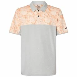 Oakley Sand Block Polo -Golf Clubs Shop oakley sand block polo soft orange 01 47117.1677529081