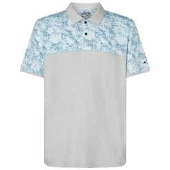 Oakley Sand Block Polo -Golf Clubs Shop oakley sand block polo stonewash blue 01 26859.1677529084