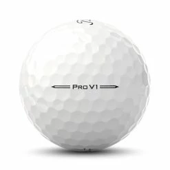 Titleist Pro V1 2023 Golf Balls 7 Titleist Pro V1 2023 Golf Balls -Golf Clubs Shop prov1 white ball side
