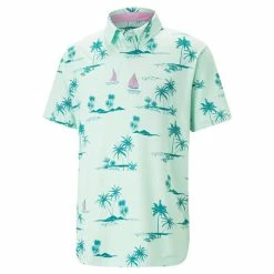 Puma Cloudspun Low Tide Polo -Golf Clubs Shop puma cloudspun low tide polo minty burst green lagoon 01 35683.1676597222