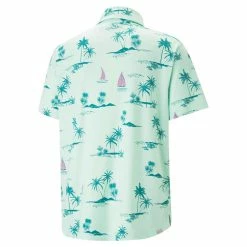 Puma Cloudspun Low Tide Polo -Golf Clubs Shop puma cloudspun low tide polo minty burst green lagoon 02 63654.1676583061