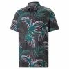 Puma Cloudspun Palm Leaf Polo -Golf Clubs Shop puma cloudspun palm leaf polo black green lagoon 01 48966.1676582080