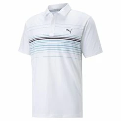 Puma Mattr Canyon Polo -Golf Clubs Shop puma mattr canyon polo white purple charcoal 01 10476.1662137883