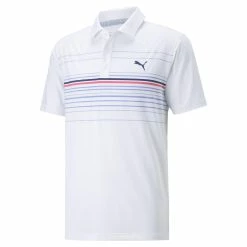 Puma Mattr Canyon Polo -Golf Clubs Shop puma mattr canyon polo white sunset pink 01 09027.1662137884