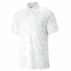 Puma Mattr Tropi-Cool Shirt -Golf Clubs Shop puma mattr tropi cool shirt white minty burst 01 13090.1676584674