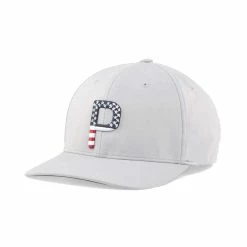 Puma Pars & Stripes P Snapback Hat 12 Puma Pars & Stripes P Snapback Hat -Golf Clubs Shop puma pars and stripes p snapback hat high rise 01 79565.1645027104