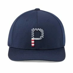 Puma Pars & Stripes P Snapback Hat 9 Puma Pars & Stripes P Snapback Hat -Golf Clubs Shop puma pars and stripes p snapback hat navy blazer 03 40833.1645027105