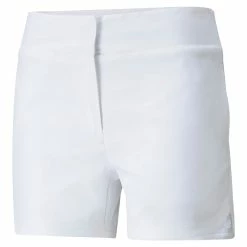 Puma Women's Bahama Shorts -Golf Clubs Shop puma womens bahama short white 01 51168.1662670139