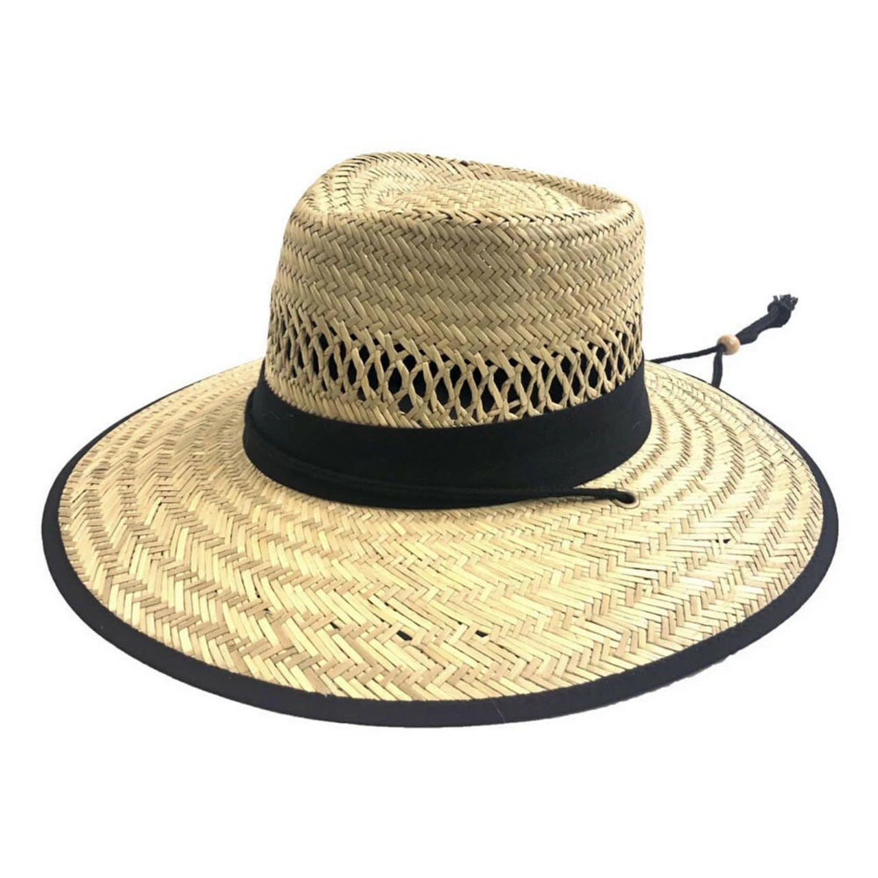 San Diego Hat Company Rush Straw Lifeguard Hat With Adjustable Chin Cord 1 San Diego Hat Company Rush Straw Lifeguard Hat With Adjustable Chin Cord