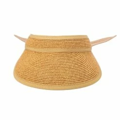 San Diego Hat Company Women's Knotty Visor -Golf Clubs Shop san diego hat company womens knotty visor natural 03 13241.1676590623