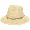 San Diego Hat Company Women's Paperbraid Fedora With Debossed Metallic Snake Band -Golf Clubs Shop san diego hat company womens paperbraid fedora with debossed metallic snake band natural 01 51971.1676590057