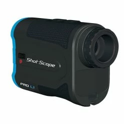 Shot Scope Pro L1 Golf Laser Rangefinder -Golf Clubs Shop shot scope ls1 rangefinder blue back angled