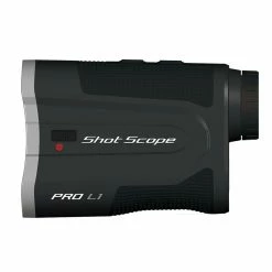 Shot Scope Pro L1 Golf Laser Rangefinder -Golf Clubs Shop shot scope ls1 rangefinder grey side
