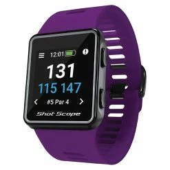 Shot Scope V3 GPS Tracking Golf Watch -Golf Clubs Shop shot scope v3 gps tracking watch gagpssv3 bss v3 purple