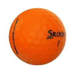 Srixon Soft Feel 2023 Brite Orange Golf Balls -Golf Clubs Shop soft feel brite orange side