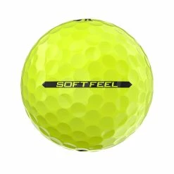 Srixon Soft Feel 2023 Tour Yellow Golf Balls 5 Srixon Soft Feel 2023 Tour Yellow Golf Balls -Golf Clubs Shop soft feel tour yellow side