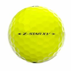 Srixon Z-Star XV 2021 Tour Yellow Golf Balls -Golf Clubs Shop srixon z star xv 2021 yellow golf ball sidestamp