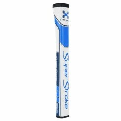 SuperStroke Traxion Pistol GT Tour Putter Grip -Golf Clubs Shop ss pistol gt white light blue