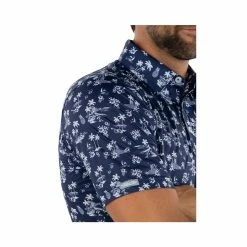 Straight Down Aloha Polo -Golf Clubs Shop straight down aloha polo indigo 05 53807.1644336556