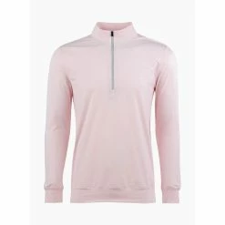 Straight Down Ballard 1/4 Zip -Golf Clubs Shop straight down ballard 1 4 zip pink 01 74930.1640880209