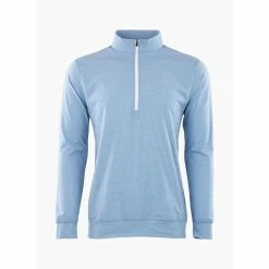 Straight Down Ballard 1/4 Zip -Golf Clubs Shop straight down ballard 1 4 zip riviera blue 01 53802.1640880209