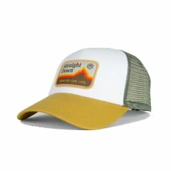 Straight Down Starsky Trucker Hat -Golf Clubs Shop straight down starsky trucker hat wheat 01 28190.1649353675