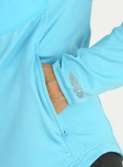 Straight Down Women's Cascade Quarter Zip -Golf Clubs Shop straight down womens cascade quarter zip azul 04 77642.1633115503