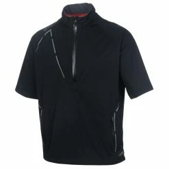 Sunice Sullivan Zephal Flextech Waterproof Ultra-Stretch Short Sleeve Pullover -Golf Clubs Shop sunice sullivan zephal flextech waterproof ultra stretch short sleeve jacket black charcoal melange 01 17904.1636983285