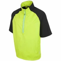 Sunice Winston Short Sleeve Packable Wind Shirt -Golf Clubs Shop sunice winston short sleeve packable wind shirt green apple black 01 54394.1634586590