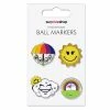 SurprizeShop Weather Forecast Golf Ball Marker Set -Golf Clubs Shop surprizeshop weather forecast ball marker set ms006006