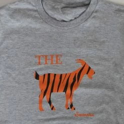SWANNIES Tiger Goat Tee -Golf Clubs Shop swannies tiger goat tee gray heather 01 13965.1676581360