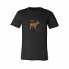 SWANNIES Tiger Goat Tee -Golf Clubs Shop swannies tiger goat tee heather black 01 62826.1676588180
