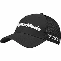 TaylorMade Tour Cage Fitted Hat -Golf Clubs Shop taylormade tour cage fitted hat black 01 76414.1677783782