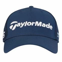 TaylorMade Tour Cage Fitted Hat -Golf Clubs Shop taylormade tour cage fitted hat navy 03 37220.1677783781