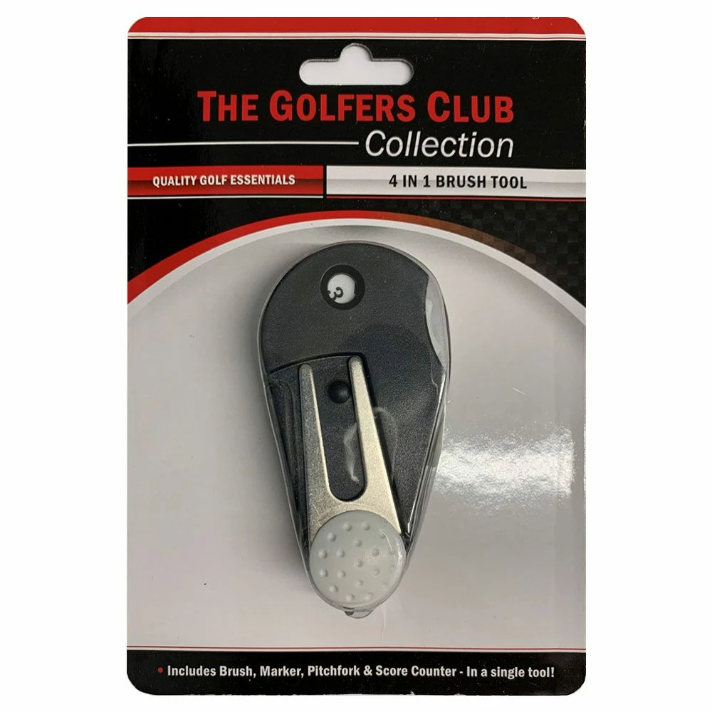 The Golfers Club 4 In 1 Brush Tool 1 The Golfers Club 4 In 1 Brush Tool