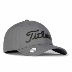 Titleist Players Performance Ball Marker Hat -Golf Clubs Shop titleist players performance ball marker hat charcoal black 02 70384.1646324558